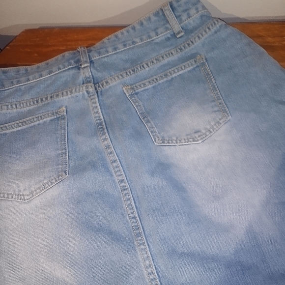 SHEIN long denim skirt L - Picture 5 of 5